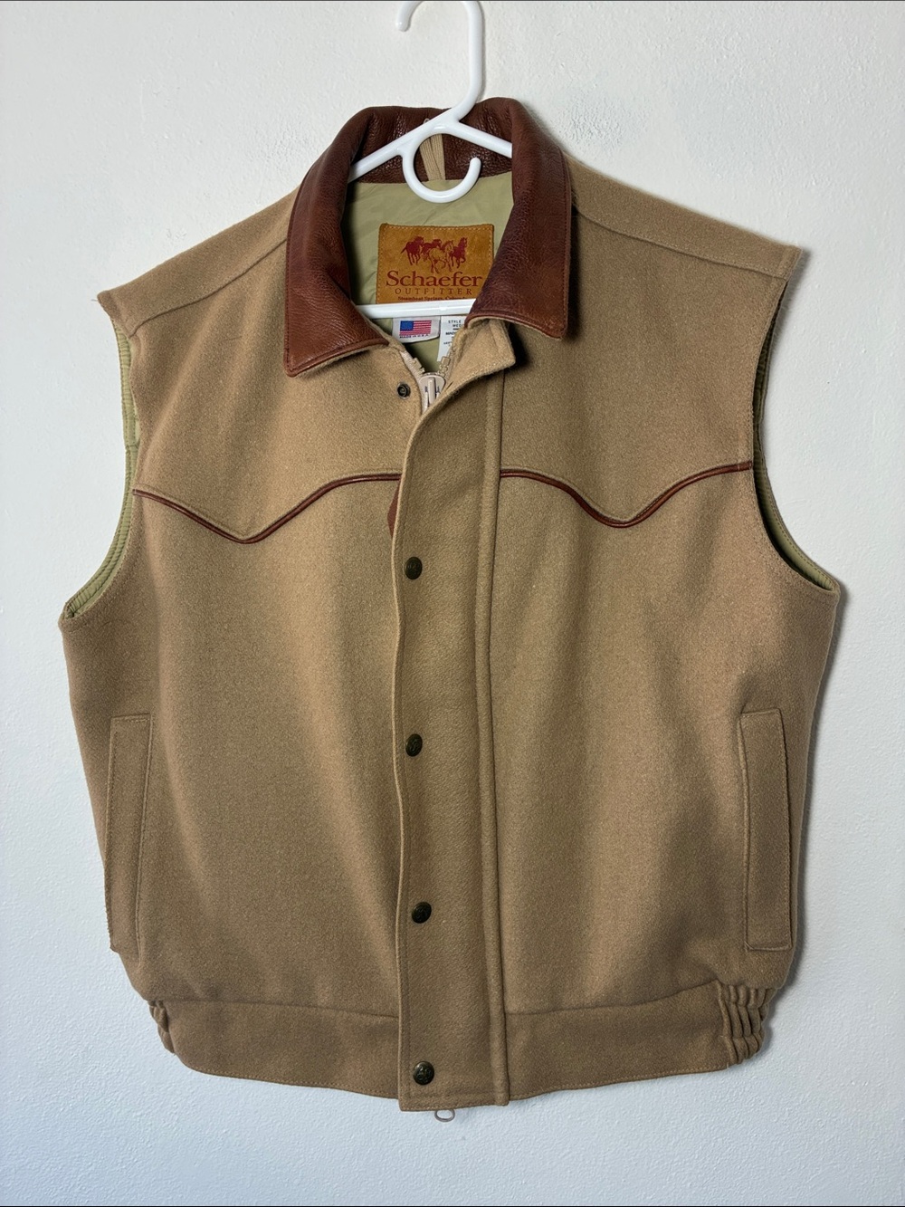 SCHAEFER OUTFITTER Competitor Wool Vest - USA Made